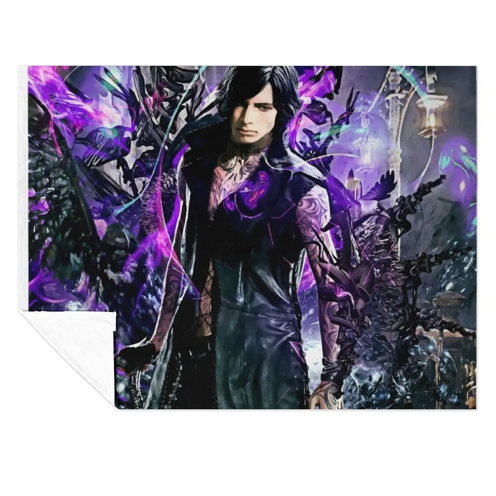 

Devil May Cry 5 V Throw Blanket Summer Beddings Flannel Blankets For Sofas Bed Fashionable Blankets