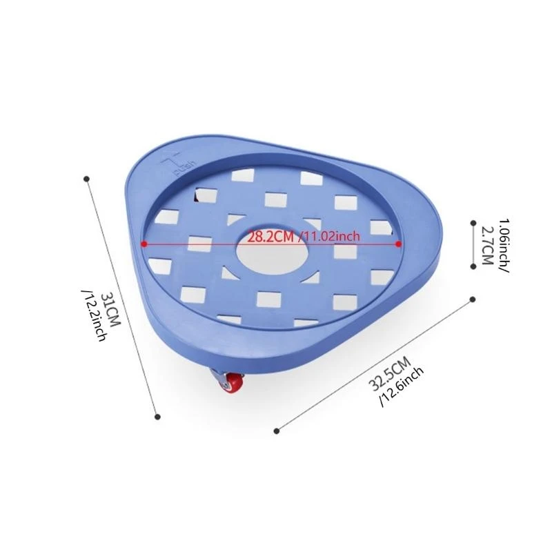 Praktische Rollgaszylinderhalter Rad