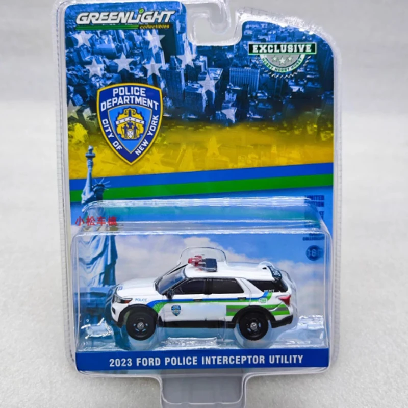 

Greenlight 1/64 2023 Ford Explorer Police Interceptor Utility Alloy Car Model Static Decoration Collectible Gift
