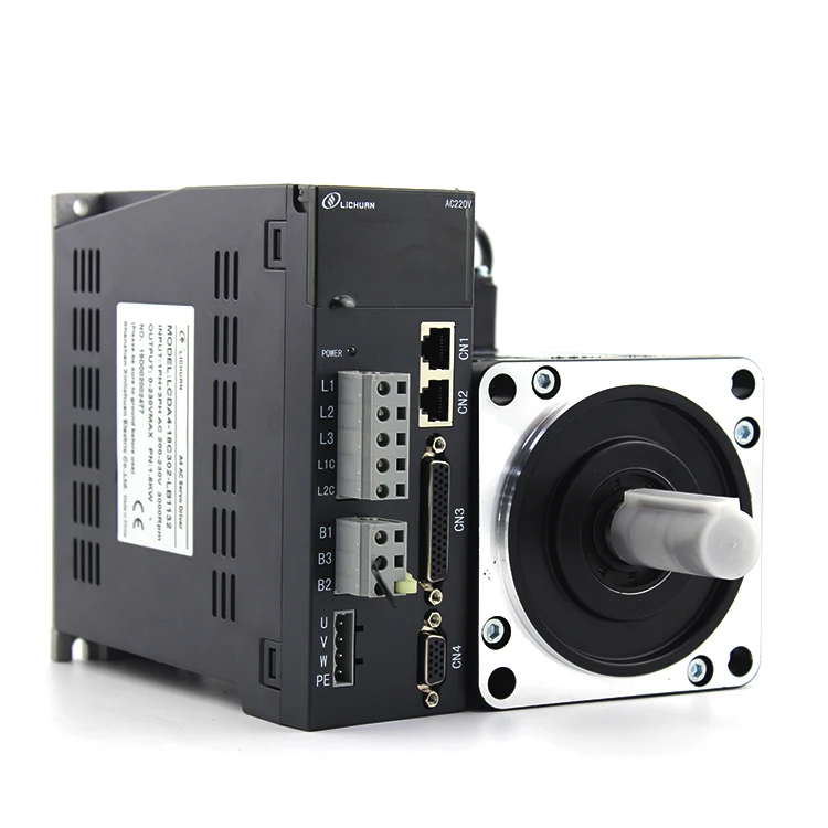 

Nema42 110ST-M04030 1,2 кВт 3-фазный комплект драйверов серводвигателя переменного тока 220 В с кабелями энкодера для ЧПУ