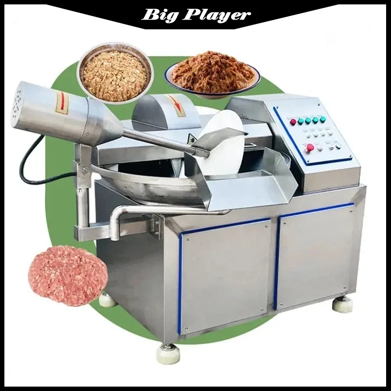 

Meatball Vegetable Fruit Beef Chicken Ginger Paste Fish Chopping Mixer And Mixing Cutting Bowl Cutter Sausage Making Machine