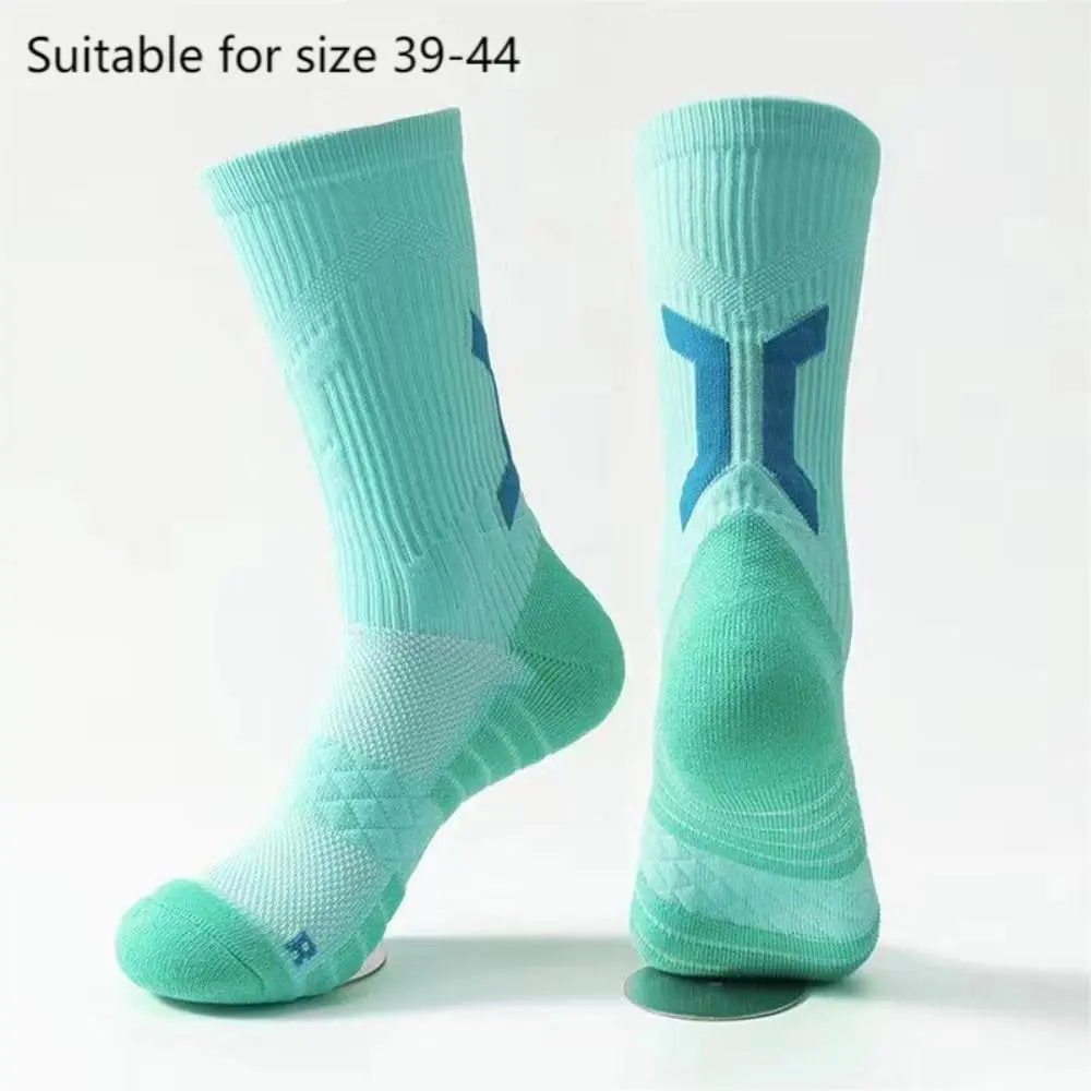 Quick Drying Sports Socks New Breathable Towel Pressure Sock Bottom Cycling Socks Running