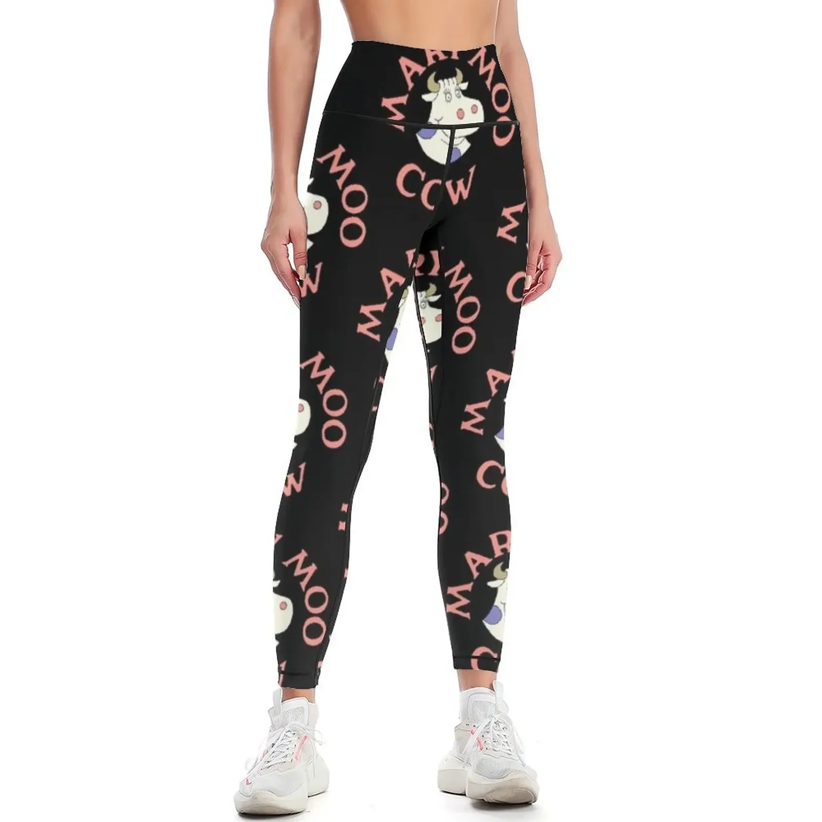

Mary Moo Cow  Logo Classic Leggings Women's sports jogging pants Jogger pants Sportswear woman gym Womens Leggings