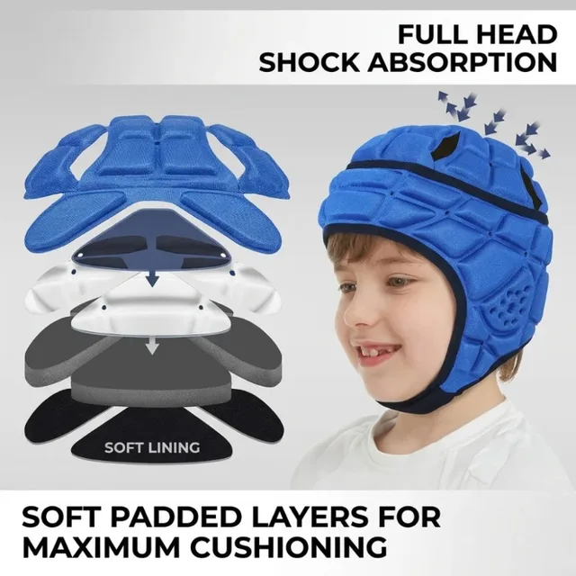 Rugby Headguard, Helmet, Headgear Protector Soft Protective Helmet Reduce Impact Kids Youth Soccer Cap for He 5 Rugby Headguard, Helmet, Headgear Protector Soft Protective Helmet Reduce Impact Kids Youth Soccer Cap for He 5