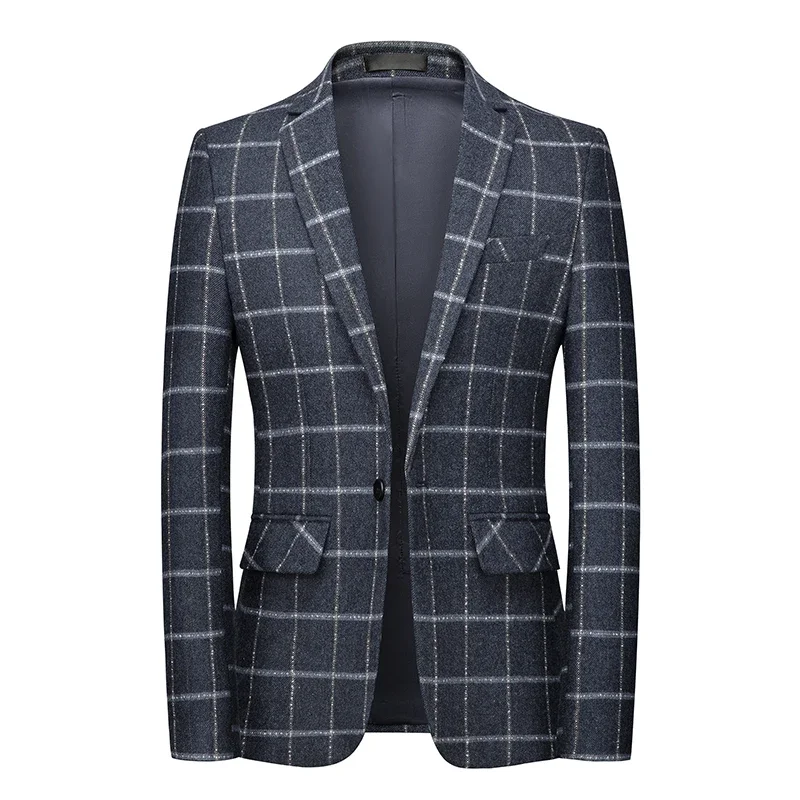 

2023 Brand clothing Large Size Business Casual Men's Suit Spring New Brand Clothing High Quality Wedding Banquet Blazer 5XL 6XL