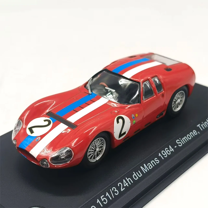 

Diecast 1:43 Scale Sports Car 1964 No. 2 Simulation Alloy Car Model Static Display Collectible Toy Gift Decration Souvenir