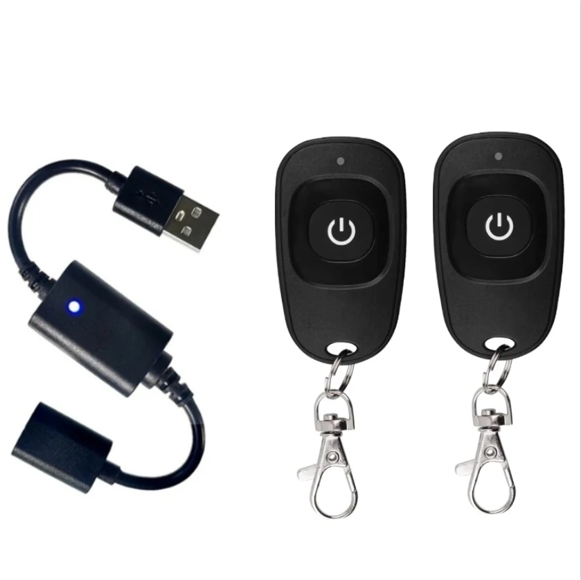 USB Wireless RF Remote Control Switch for LED Lights Fans Design Easy Installation 3A Load Capacity Low  USB Wireless