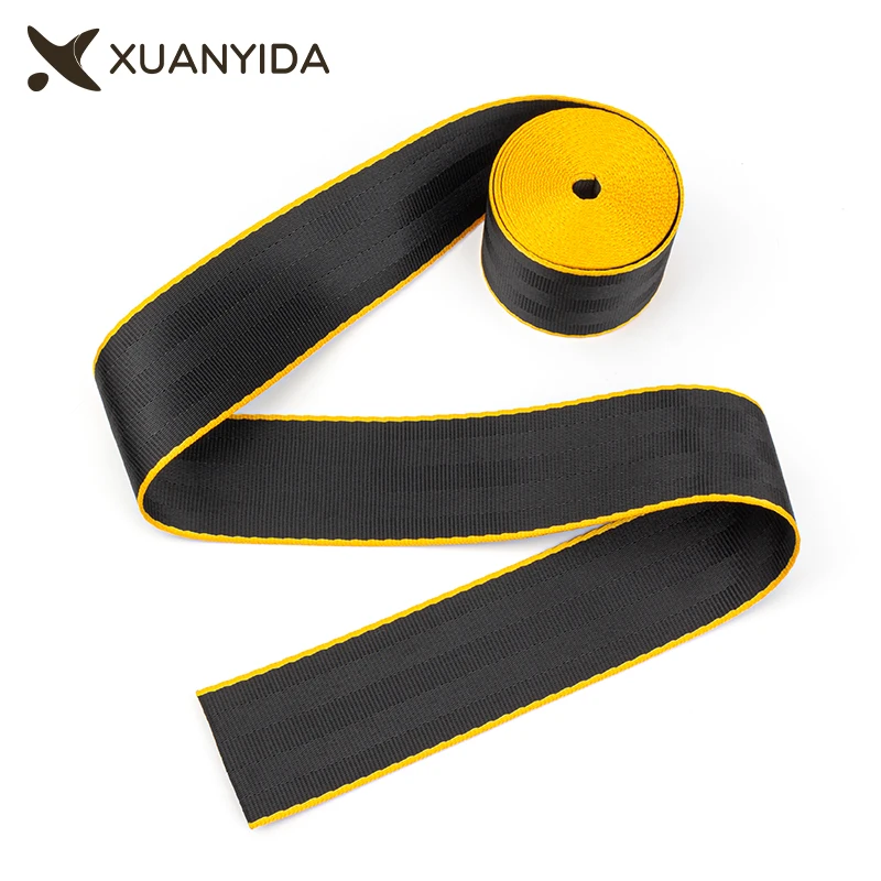 Good Quality Red Color Car Safety Belt Webbing Strap Racing Harness Backpack Strap Car Seat Belt Strengthen Seatbelt 3.6Meters