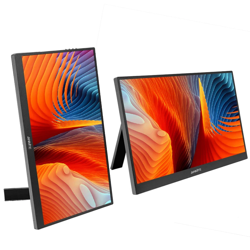 Anmite 11.6 inch IPS Portable Monitor USB TYPE C HDMI for Phone Laptop Desktop MAC Switch PS4 XBOX