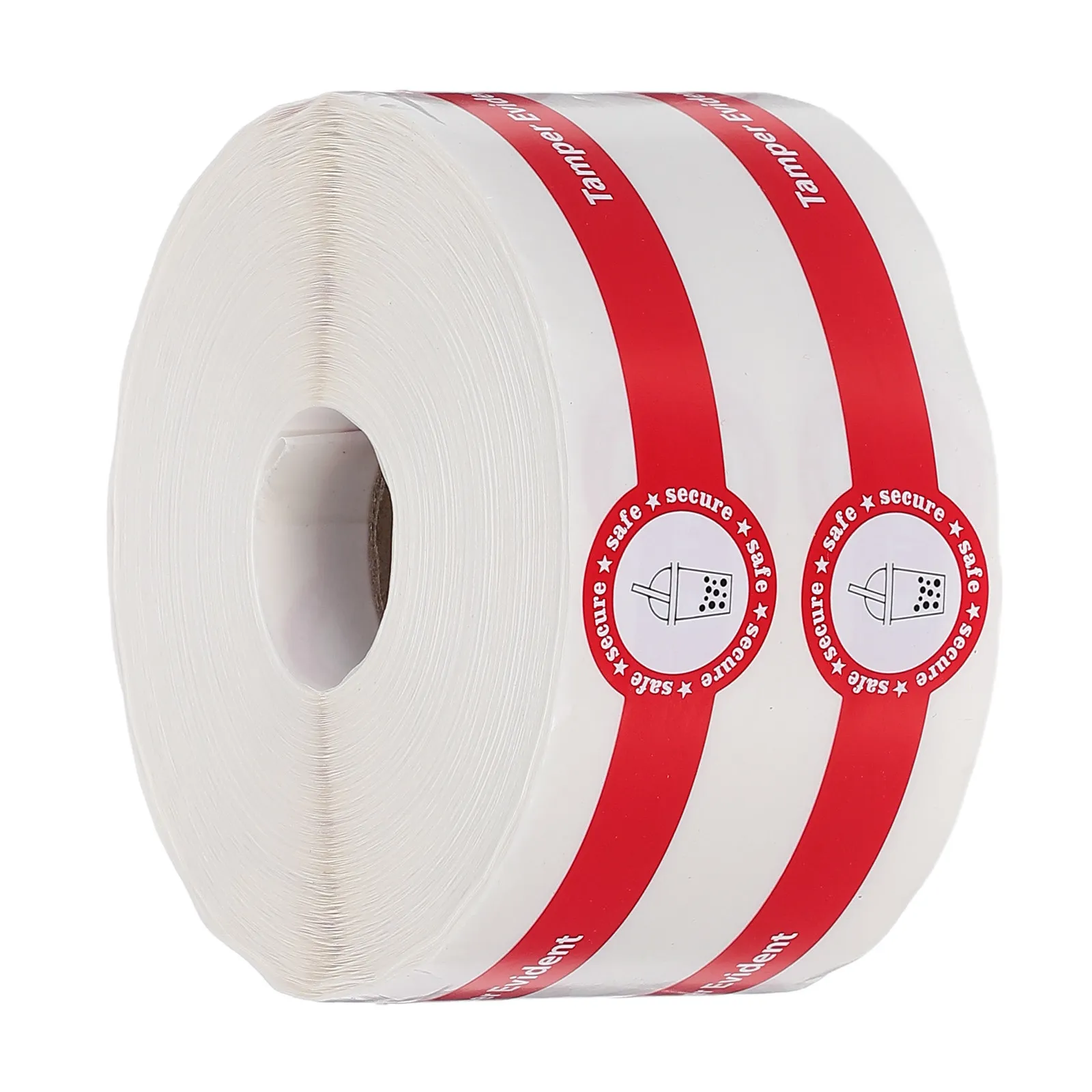 500pcs Safe Secure Tamper Proof Stickers Tamper Evident Seals Stickers for Food Deliver Drink Lids Labels for Freshness Seals