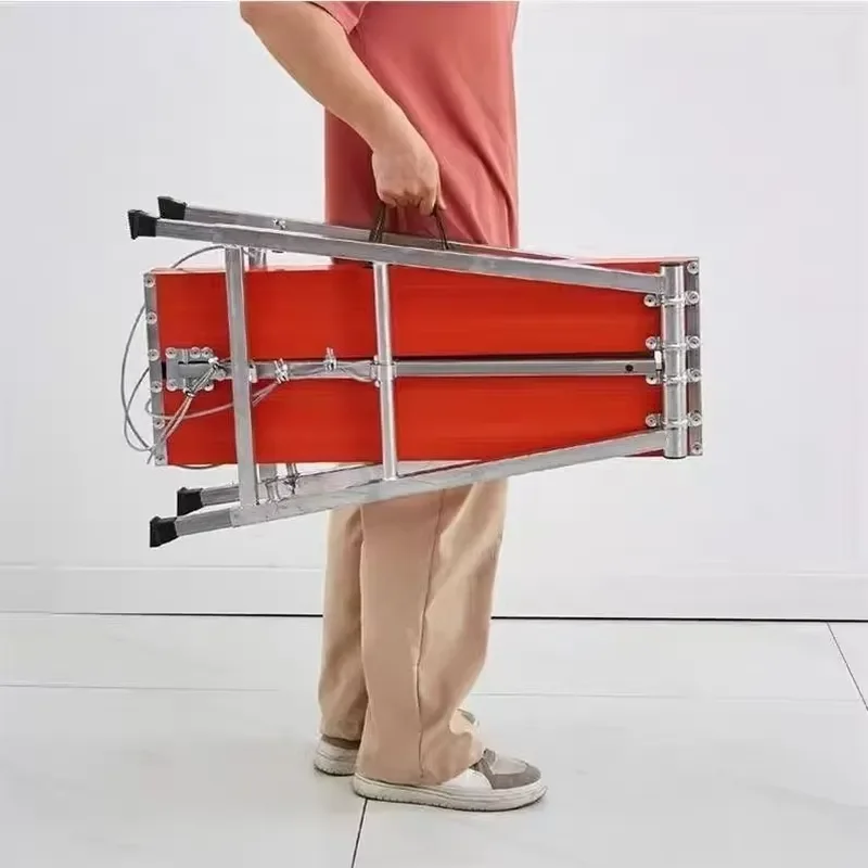 Heavy Duty Aluminum Alloy Telescopic Stool Portable Folding Chair 250kg Load Capacity for Outdoor Camping Warehouse Workshop