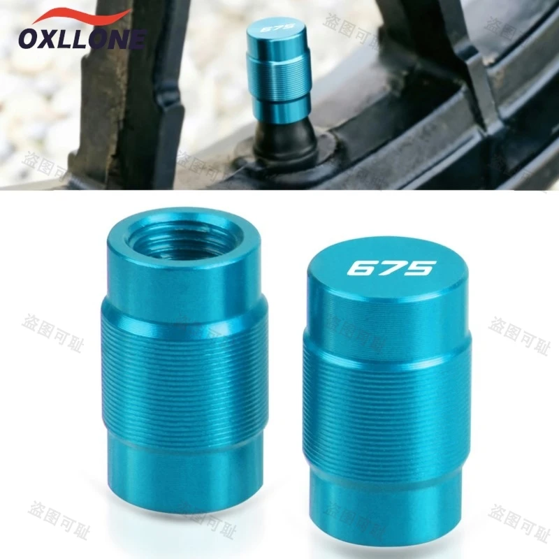 2PCS For CFMOTO CF MOTO 675NK 675SS 675SRR 2024-2027 Motorcycle Wheel Tyre Valve Cap Air Port Cover Cap CNC Aluminum Accessories