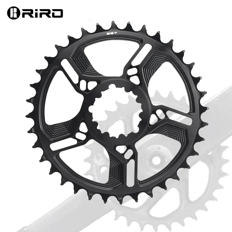 

RIRO Bicycle Ultralight Hollow 32/34/36/38T Wide Narrow Teeth Chainwheel Crankset Crown for Sram 9/10/11/12S NX XX Single Disc