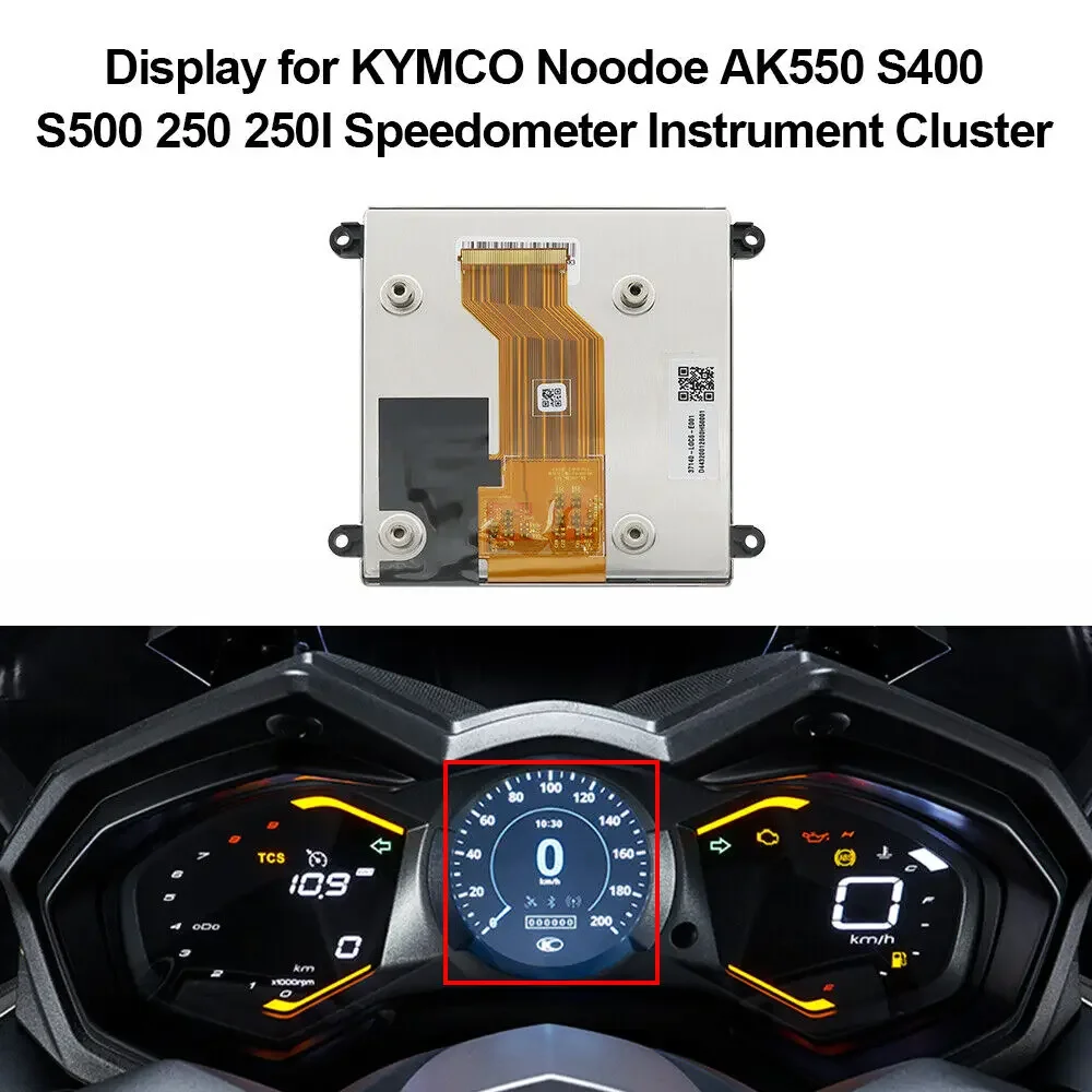 

Motorcycle Gauge LCD Screen Display for KYMCO Noodoe AK550 S400 S500 250 250I Speedometer Instrument Cluster