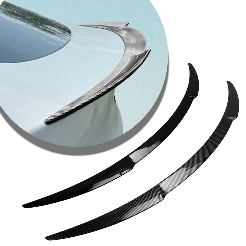 

Rear Trunk Spoiler For Tesla Model Y 2017-2021 2022 2023 Trunk Spoiler Lip Carbon Fiber ABS Wing Spoiler Car Styling Accessories