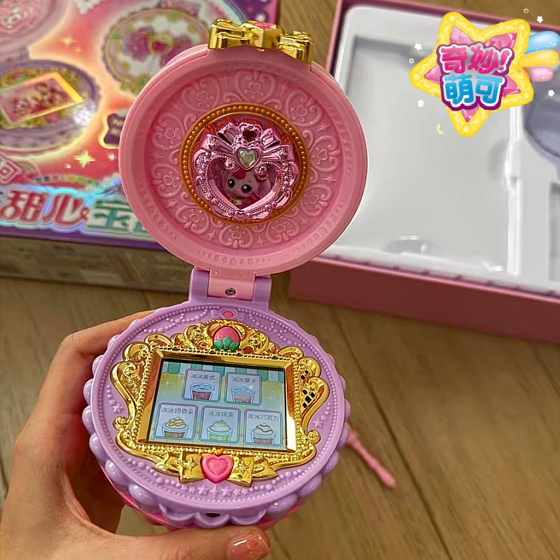 

Hot Catch Teenieping Kawaii Anime Figures Magical Sweetheart Toy Princess Key Treasure Box Love Series Girls Season 6 Gift