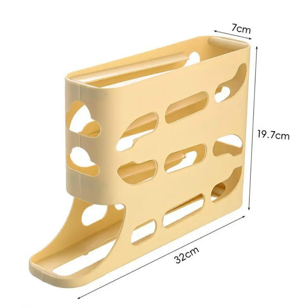 Rolagem automática Egg Rack Holder, Frigorífico Organizador, 4 Layer Egg Dispenser, Space Saving, Household, alta qualidade