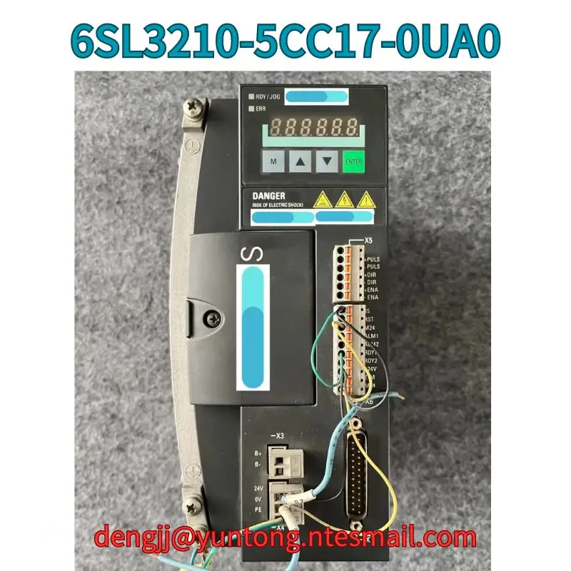 

Used Servo driver 6SL3210-5CC17-0UA0 test OK Fast Shipping