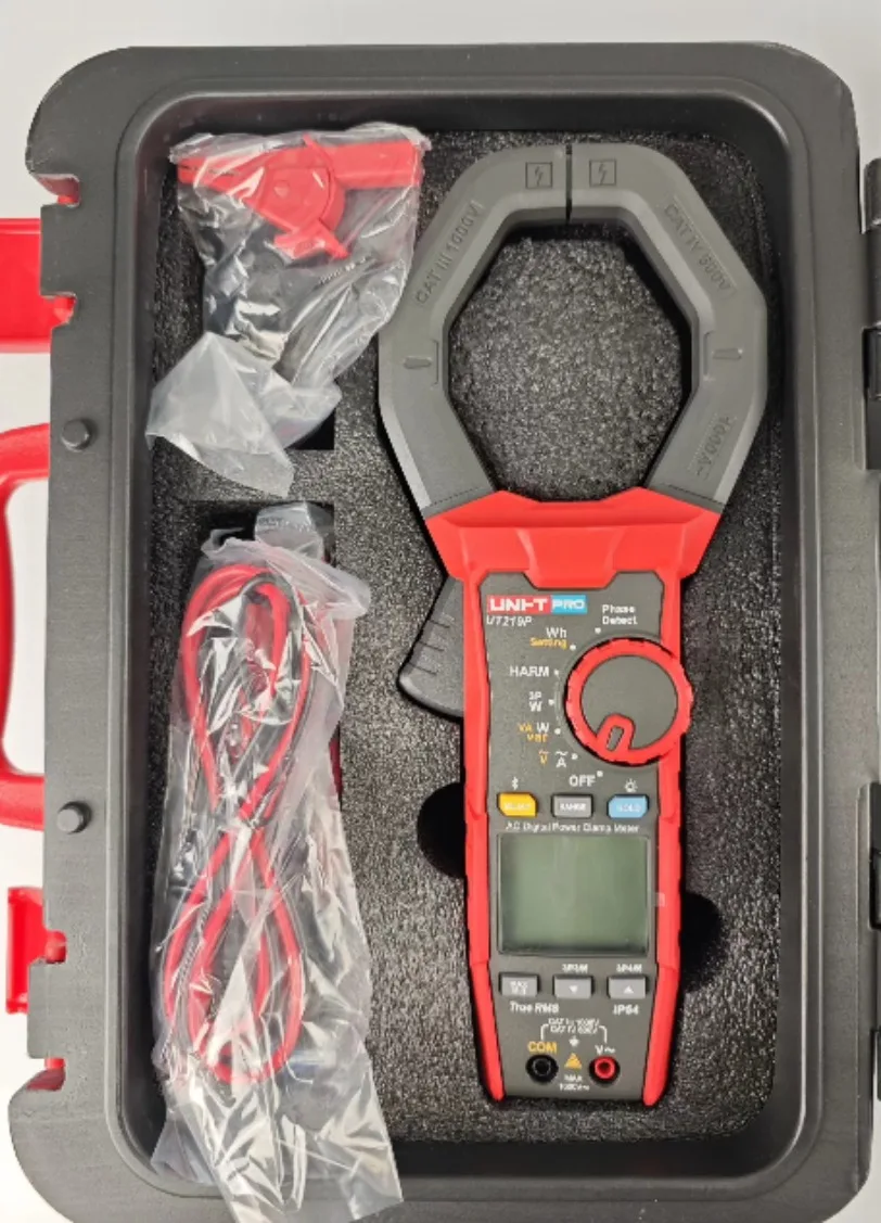 1pc UNI-T UT219P Three Phase True RMS Harmonic Analysis Power Clamp Meter USB Data*SY