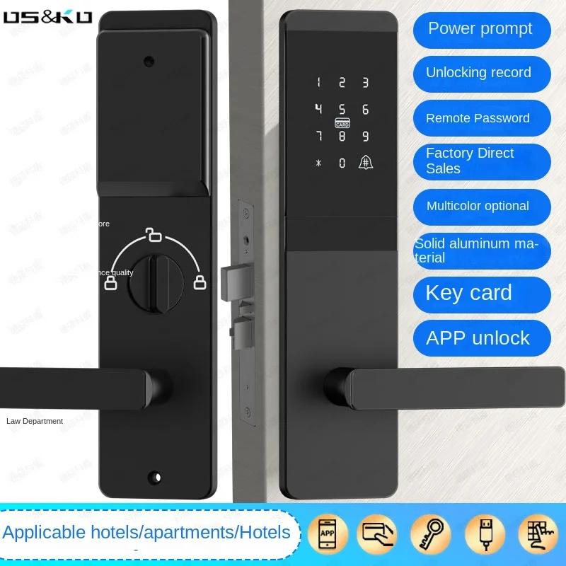 

Hotel Room Door Lock Hotel Door Lock Semi-automatic Fingerprint Lock Smart Electronic Lock Card Lock Manufacturer