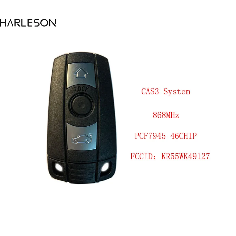 

3 buttons Car key For BMW E87 E60 E70 E90 E92 E71 E61 For BMW 1 3 5 7 Series X5 X6 Z4 Remote key 868Mhz PCF7945 46Chip KR55WK491