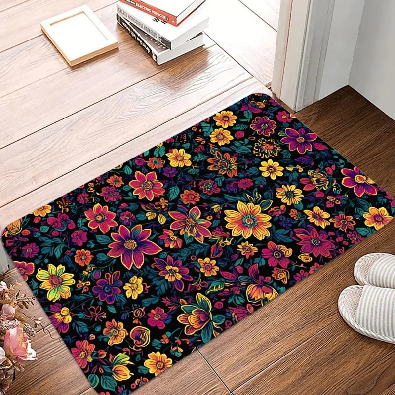 House entrance carpet Home door mat Modern Nordic style Room Bath Foot bathroom non-slip Kitchen water absorption rugs Abstract