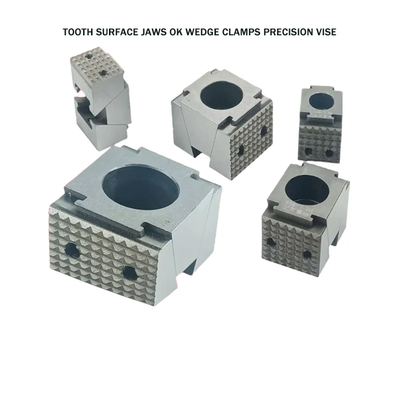 

CNC Industrial Machining OK Vise tooth surface jaws MINI OK Wedge Clamps Precision Modular Single Vise