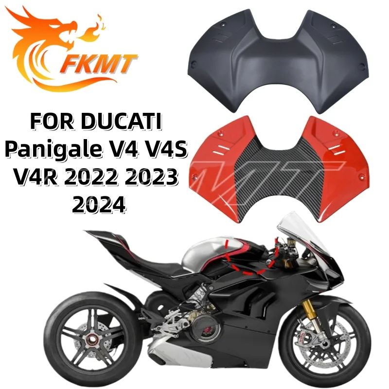 

The ABS Motorcycle For Ducati V4 V4S 1000 2022 2023 2024 Gas Tank cover Decorative Protector Bodywork Fairing Injection Bright