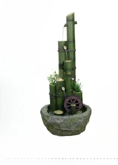 

Bamboo flowing water floor decoration home garden landscaping circulation water rockery fountain living room ornament