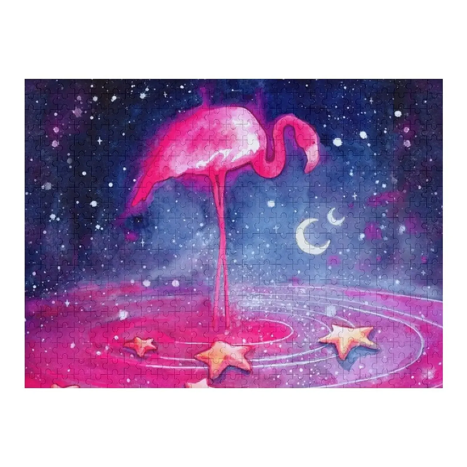 

Пазл с изображением фламинго мечты, деревянный пазл для взрослых по индивидуальному заказу