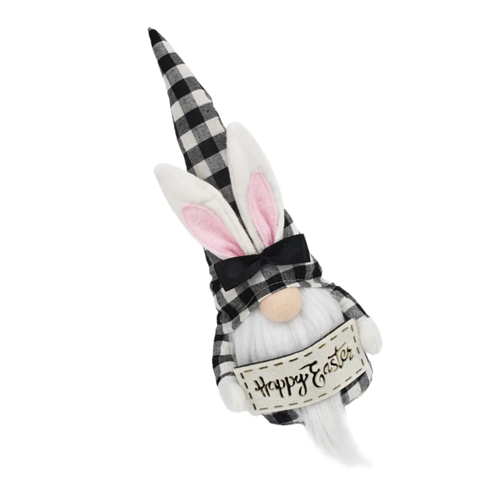 

Ear Door Scene Decor Stopper Gnome Easter Decor Home Table Ornament Cloth Craft Adornment Scene Decoration