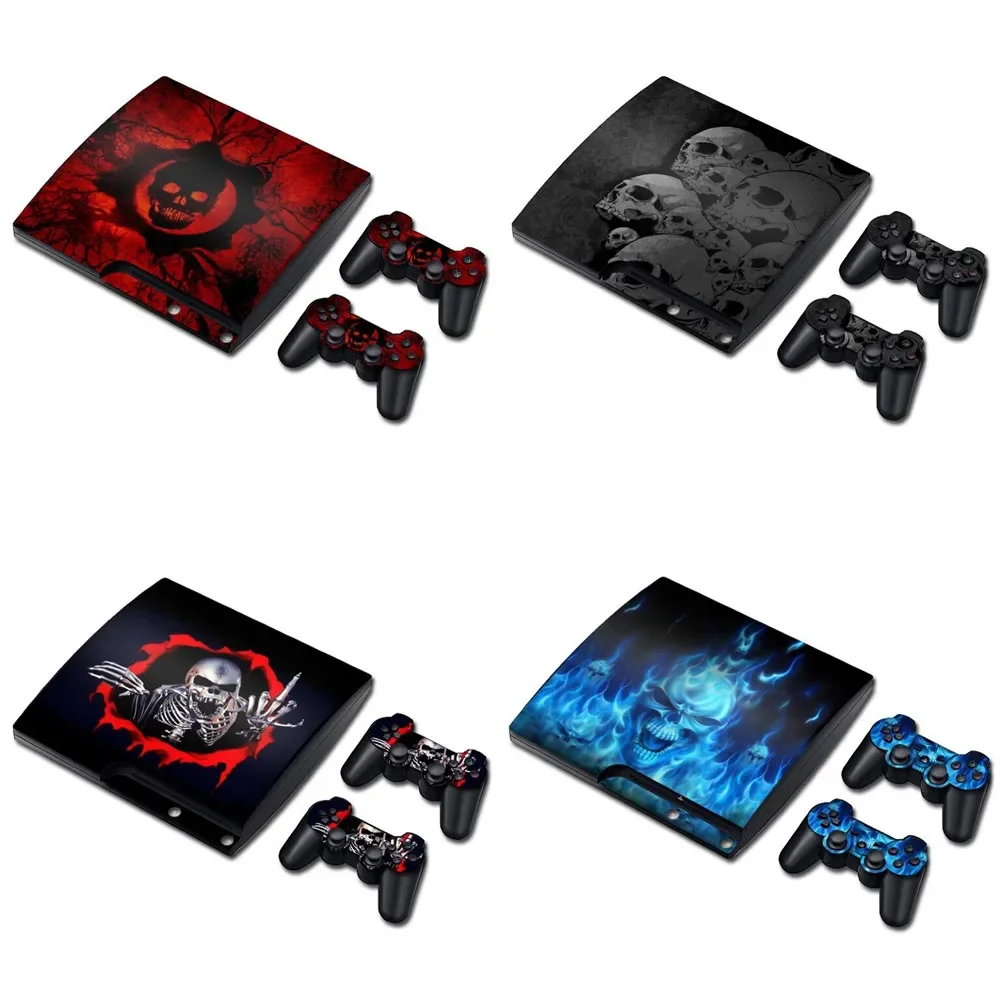 Factory Direct Sell Hot Sell Price Vinyl Skin Sticker Protector For PS3 slim Original Decal Wrap