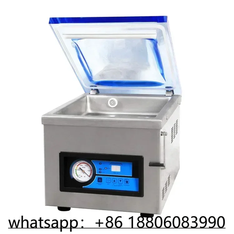 HVC-260T/1A Hualian Industrial Plastic Bag Portable Automatic Food Sealer Vacuum Packing Machine