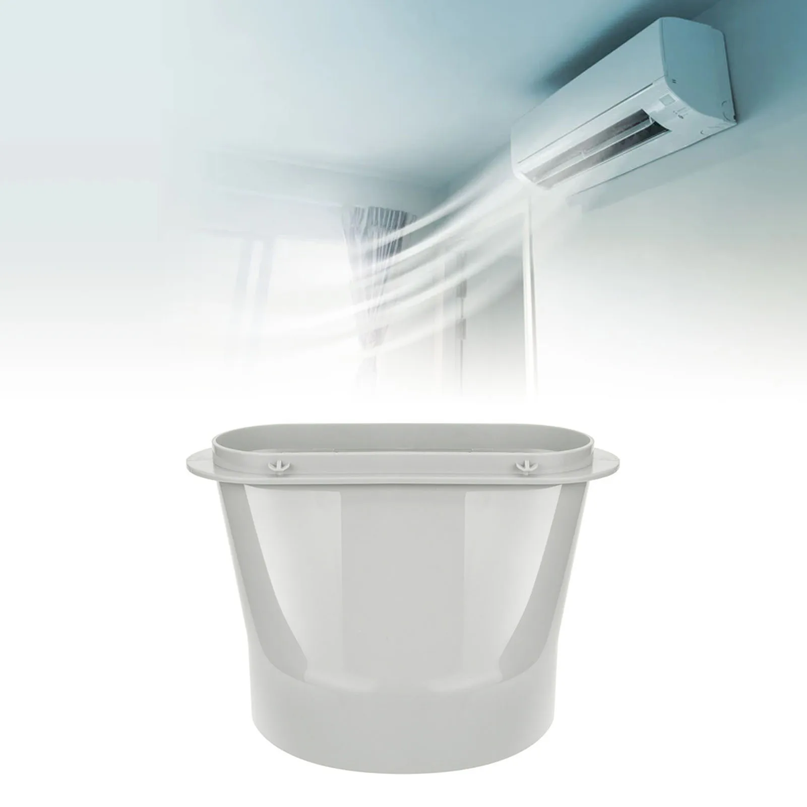 موصل مكيف الهواء، قناة عادم تكييف الهواء المتنقلة، واجهة فوهة مسطحة 15 سم