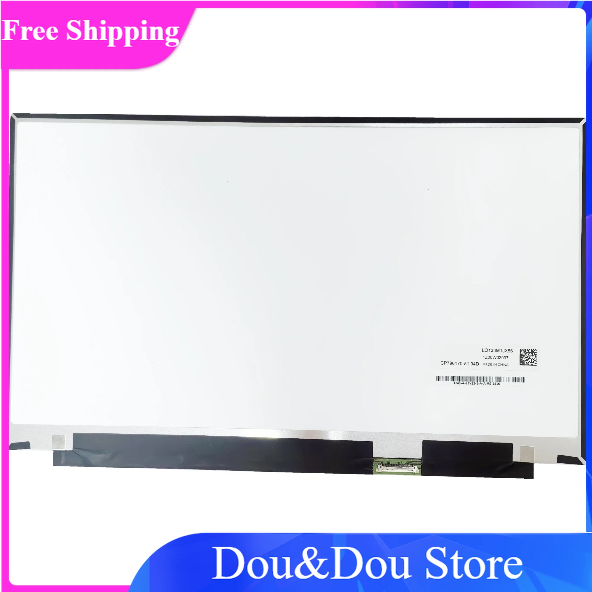 

LQ133M1JX56 13.3 inch 30pins EDP 1920X1080 Panel Matrix Replacement Display CP796170-51 IPS FHD 60HZ LCD Screen