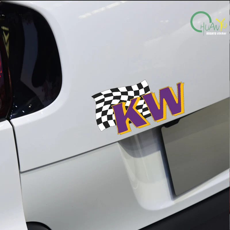 Reflective sticker for KW shock absorber car modification body window decoration waterproof sticker painting
