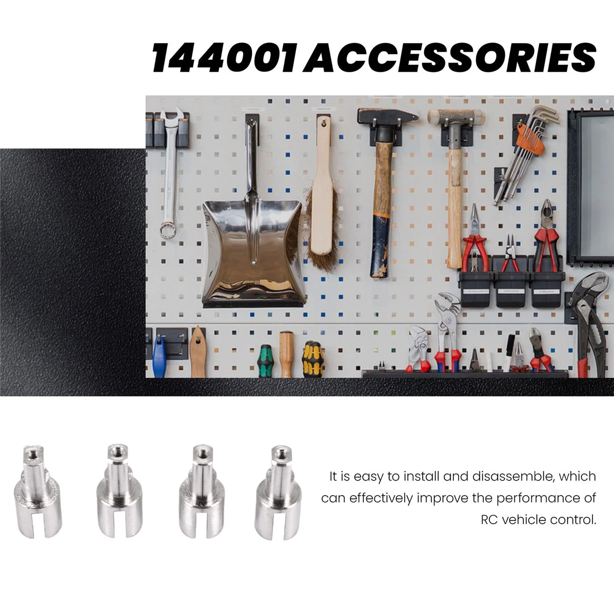 1/14 Remote Control Car Spare Parts Differential Cups Car Accessories Fit for WLtoys 144001 Metal Cup Auto image 5