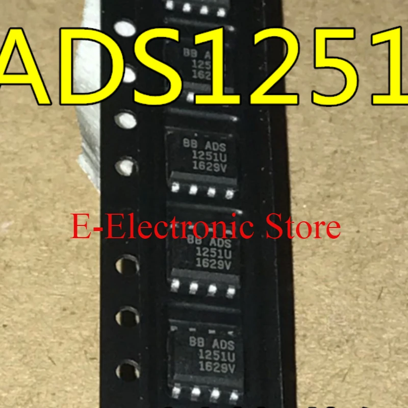 

5PCS/LOT ADS1251 ADS1251U SOP8 24-Bit, 20kHz, Low-Power ANALOG-TO-DIGITAL CONVERTER