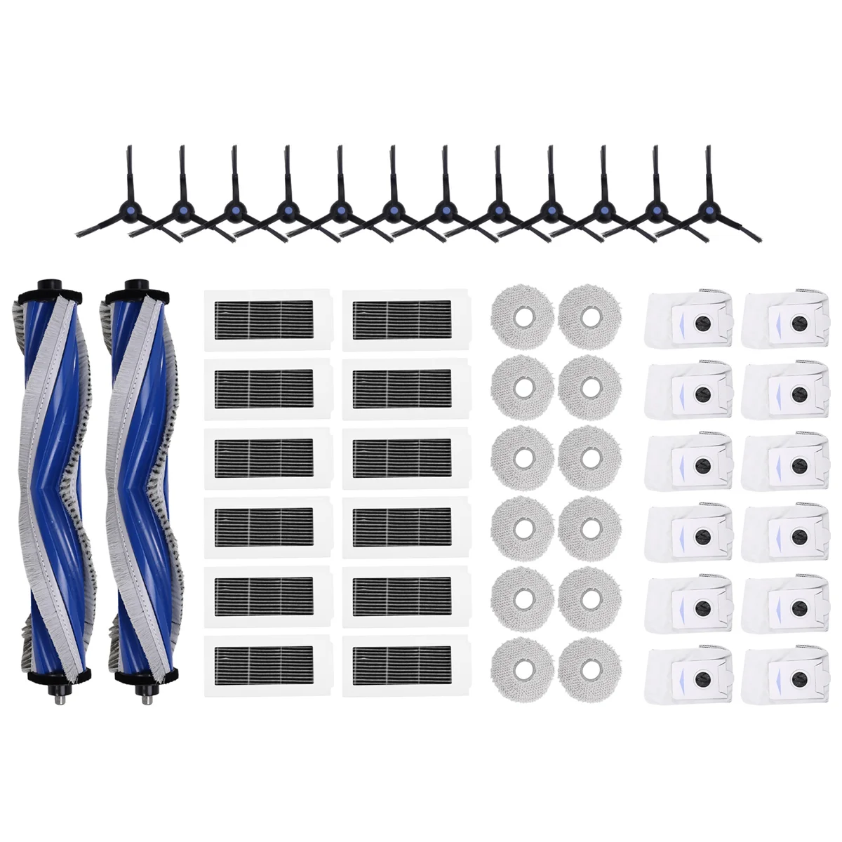 Untuk Debot X5 OMNI / X5 PRO Robot bagian vakum sikat samping rol utama Filter Hepa kain pel kantong debu