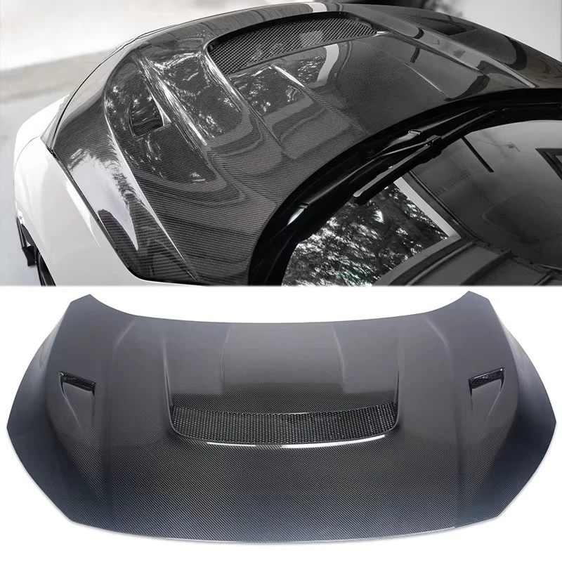 

New Carbon Fiber Engine Cover for 10th Generation for VARTS Style Front Hood