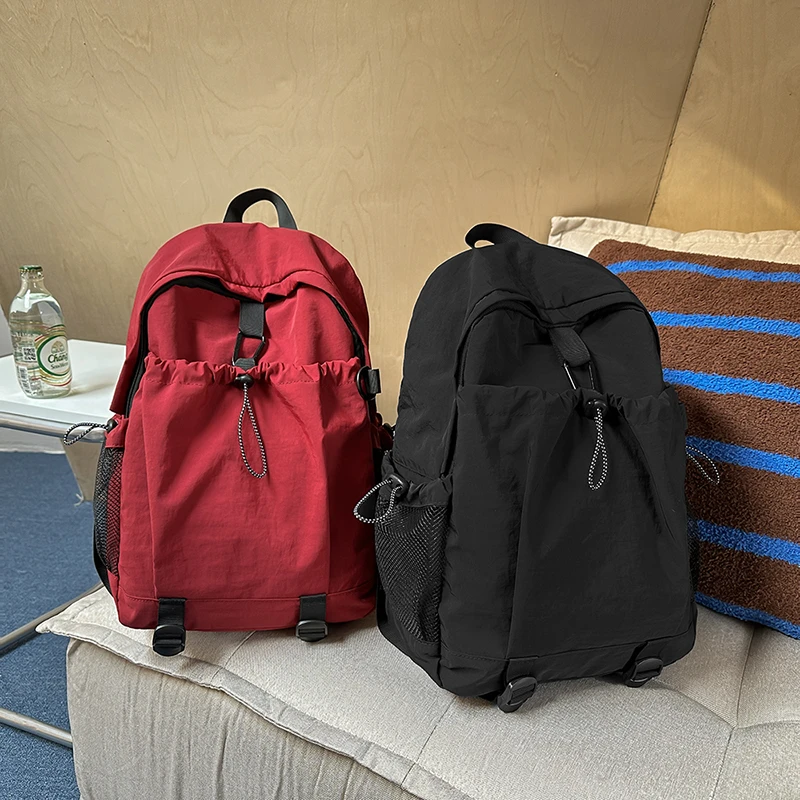 Creative Waterproof Teenage Nylon Book Bag Large Capacity Backpack Fashion Students School Bag Boys Girls Travel Backbag