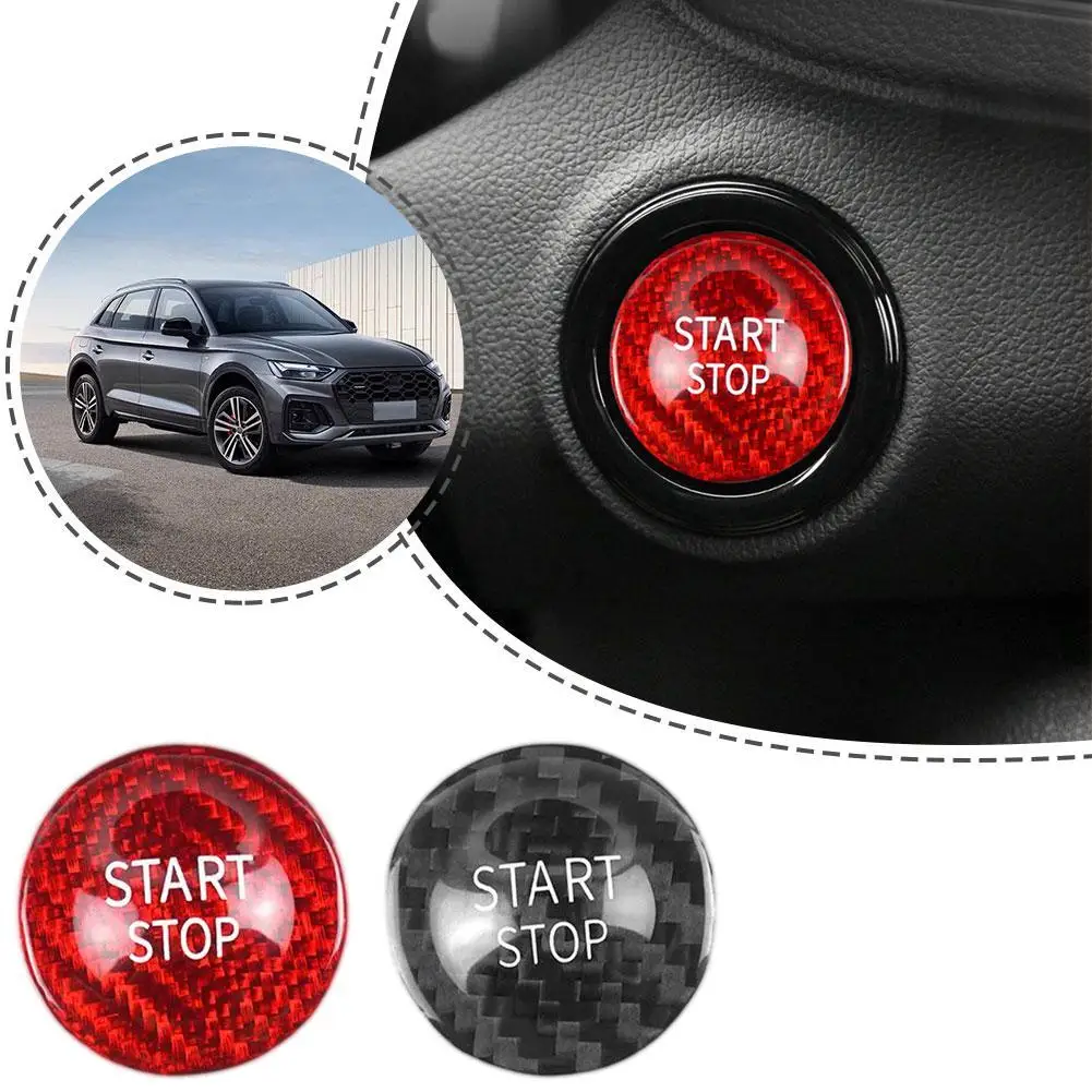 

Текстурированная наклейка на кнопку двигателя из углеродного волокна для Renault Koleos, защита от царапин, автомобильный переключатель зажигания, текстурированная наклейка из углеродного волокна