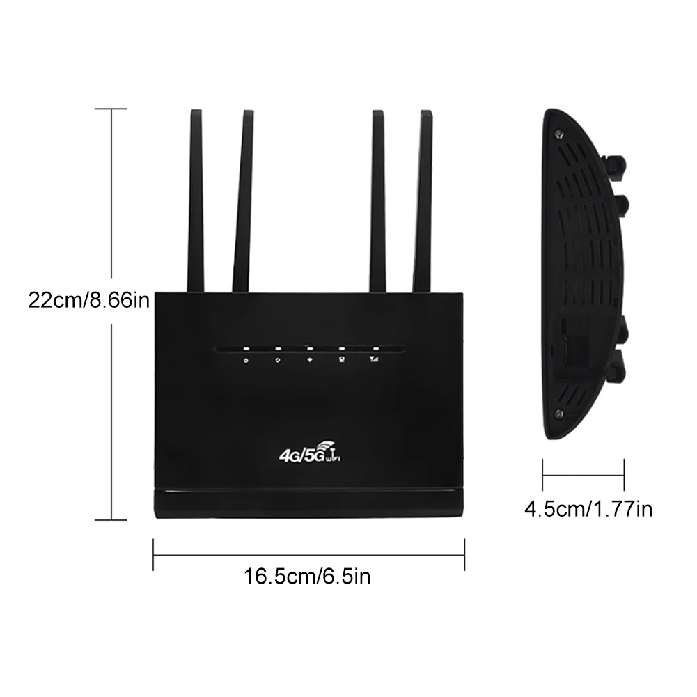 WR710 4G SIM WiFi Router 4G CPE Router 2400MHz-2483.5MHz WiFi Repeater 300Mbps 4G Modem Wireless Router WAN LAN for Home
