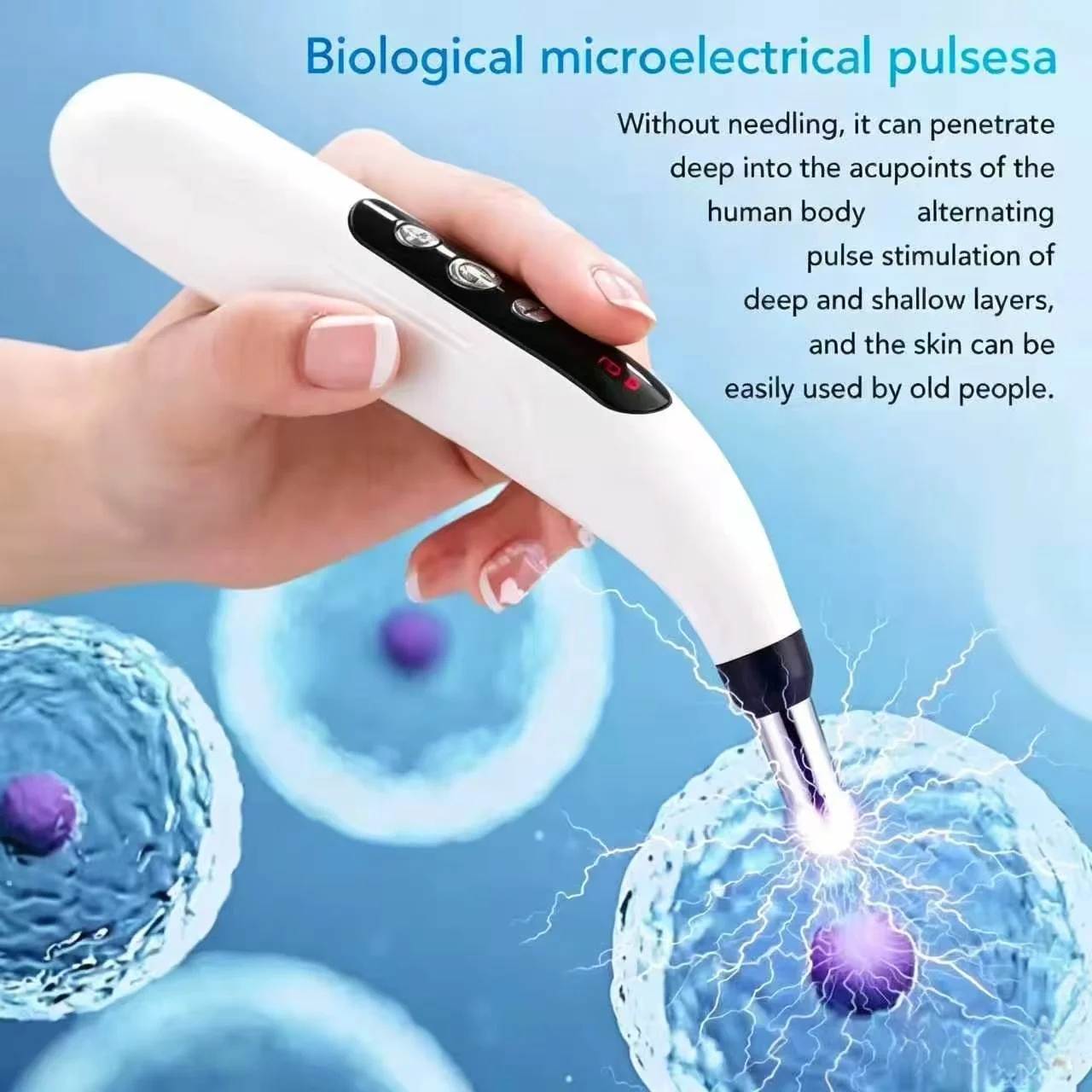 

Electronic Acupuncture Pen Meridian Energy Pen Pain Relief Point Detector Device Body Massage Tool Health Products Laser Therapy