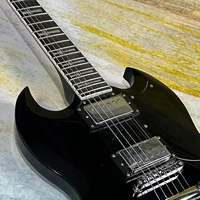 Black BK SG Electric Guitars Mahogany Body Rosewood Fingerboard Black Version 22 Tone  Accessories Upgrade
