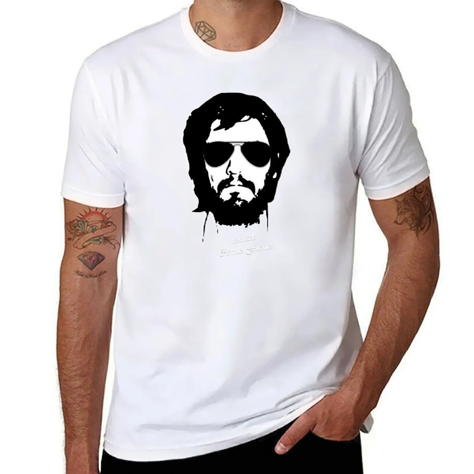 

Amado Carrillo Fuentes T-Shirt t shirt men 100% cotton luxury brand men t shirt cotton 100% T-Shirt