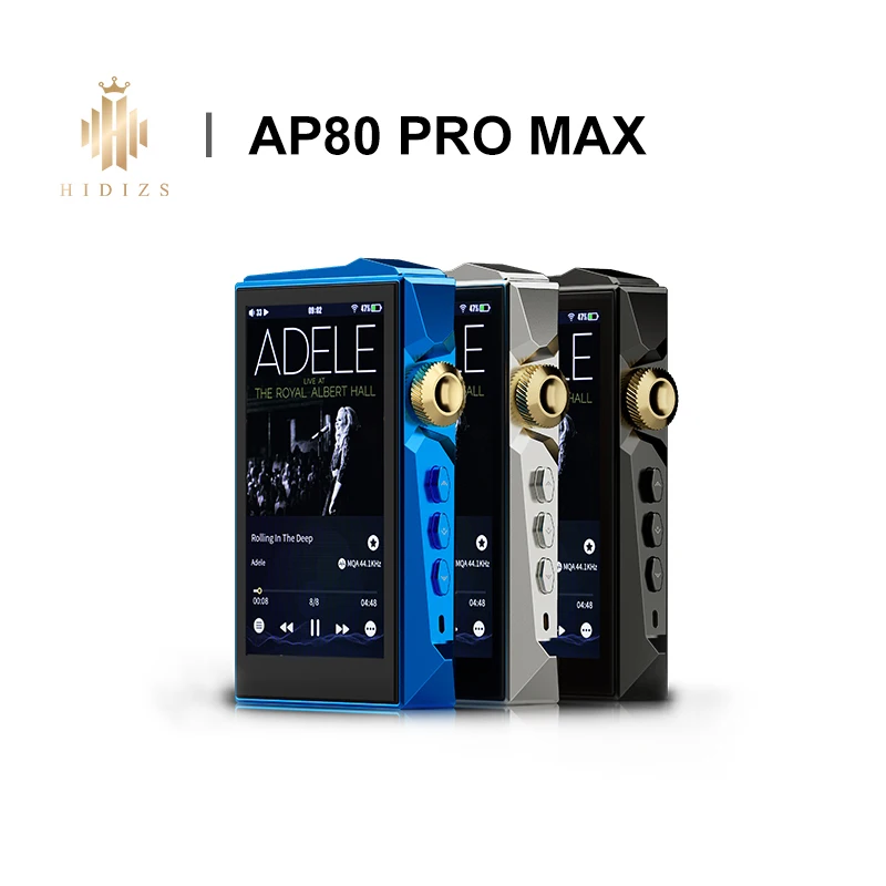 

Pre-sale HIDIZS AP80 PRO MAX All-in-One Streaming Music Player Hi-Res Audio dual ES9219C DAC chips MQA 16X 3.5mm 4.4mm