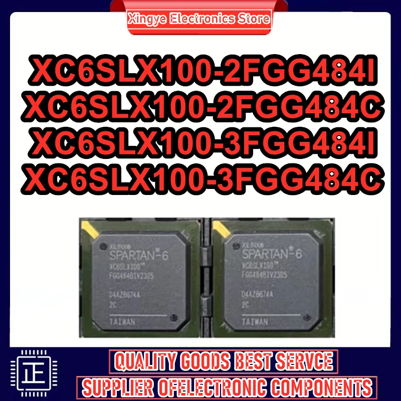 

XC6SLX100-2FGG484I XC6SLX100-2FGG484C XC6SLX100-3FGG484I XC6SLX100-3FGG484C BGA484 Микросхема 100% новый оригинал на складе