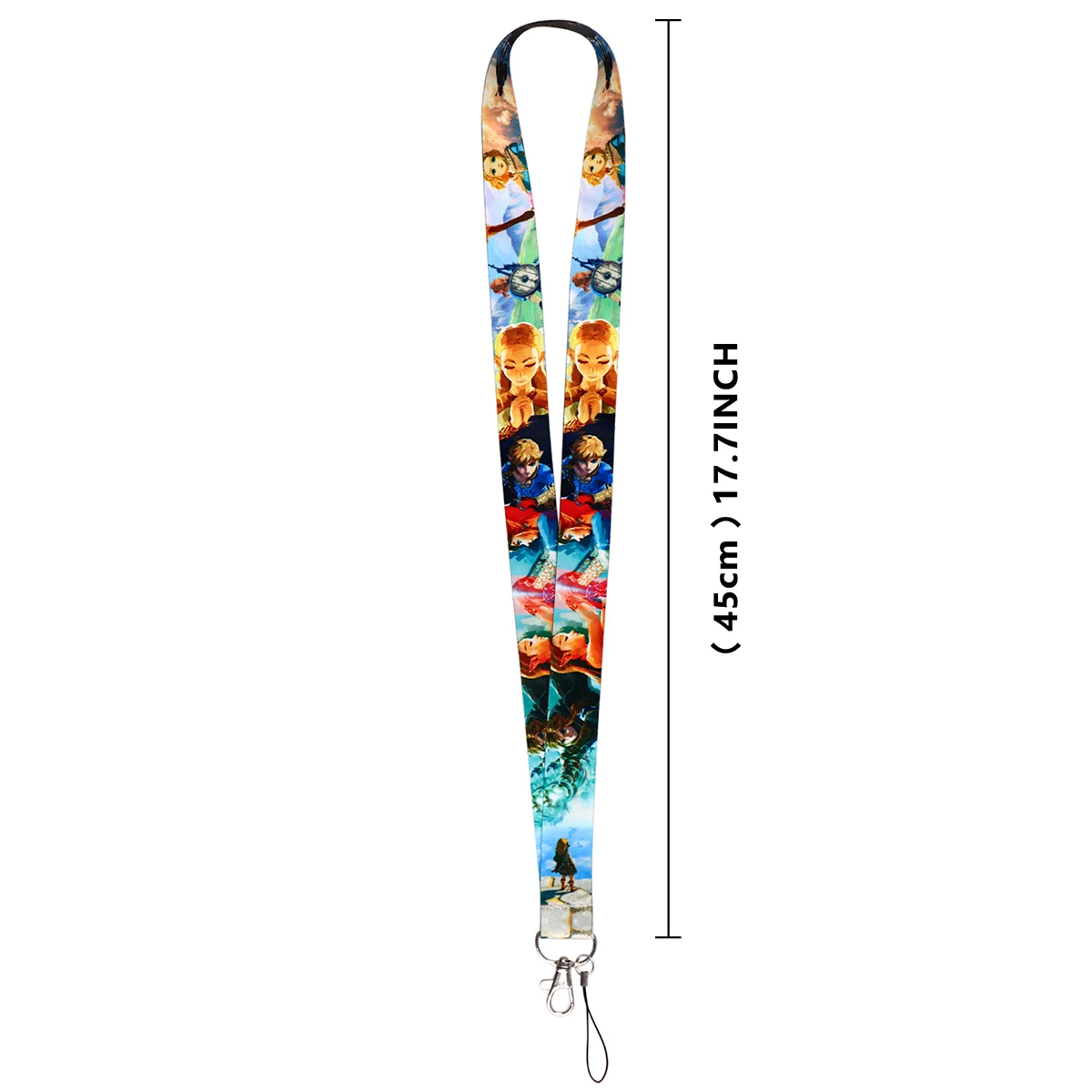 Classic Adventure Game Neck Strap Lanyards Keychain Badge Holder ID Card Pass Hang Rope Lariat Lanyard for Key Rings Accessories