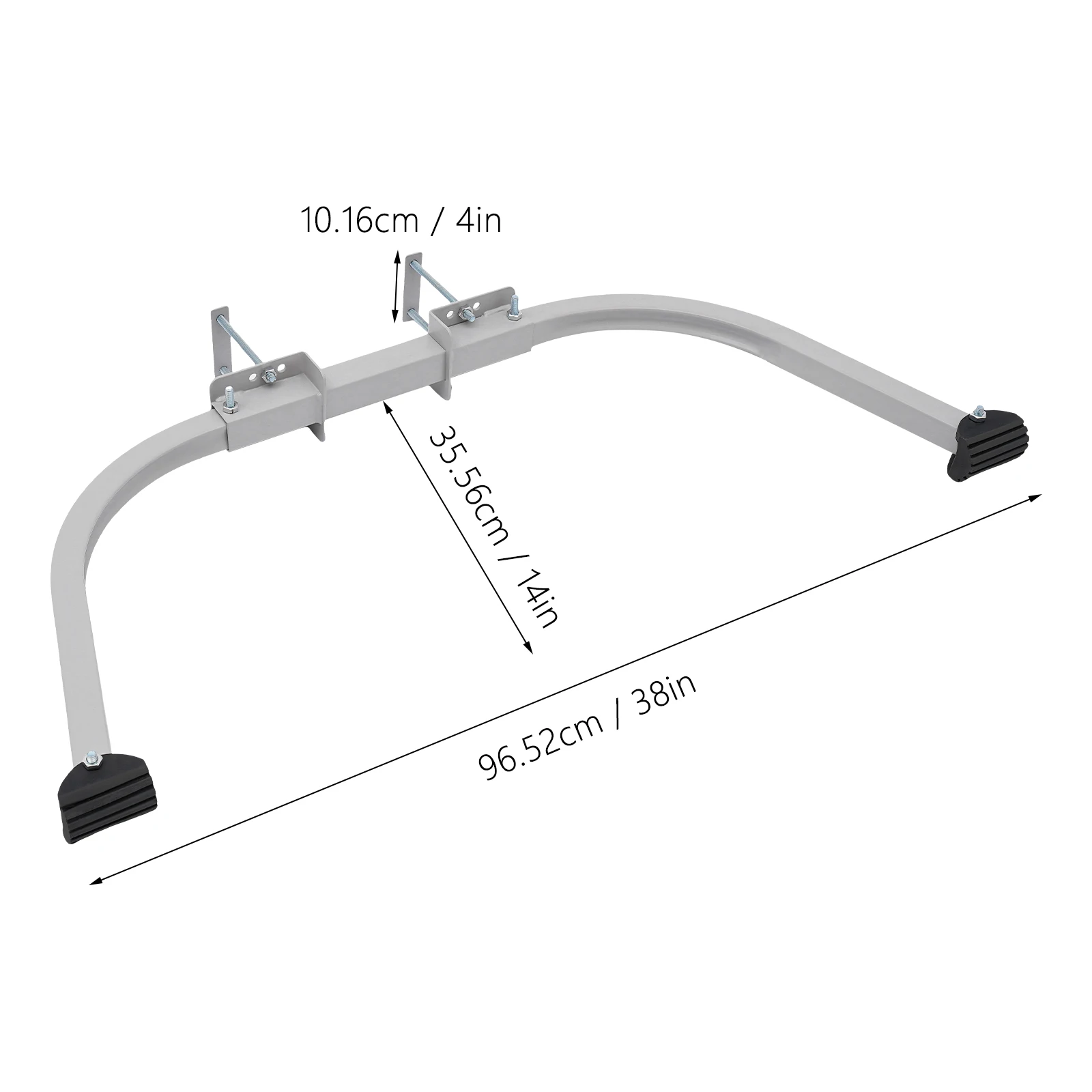 Heavy Duty Ladder Steel Stabilizer Safety For Standoff Extra Safety Clean Window Roof